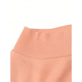 Women'S High Neck Long Sleeve Bodycon Mini Dress with Front Cutout and Side Ruching Drawstrings, Solid Color Soft Cotton Blend, Versatile & Seasonless